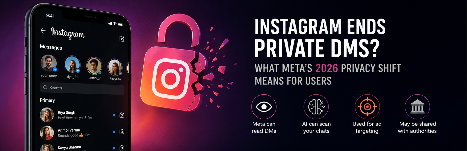 Instagram Ends Private DMs? What Meta is 2026 Privacy Shift Means for Users
